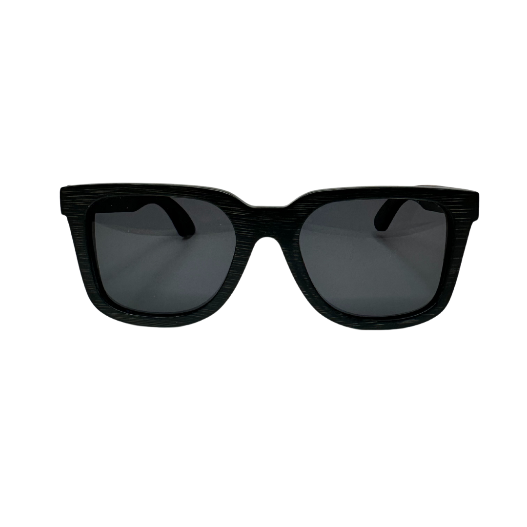 Matte Black Square Sunglasses – Midnight Edition